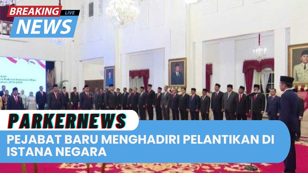 Perombakan Kabinet: Pejabat Baru Menghadiri Pelantikan di Istana